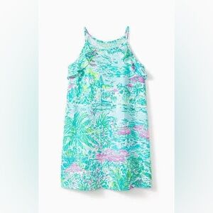 🌴Lilly Pulitzer Mini Billie Dress – Sunshine City Print – Girls Large🌴